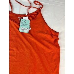 DSG XL Strappy Movement Tank Top Ginger‎ Orange Heather Moisture Wicking UV